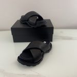 JIL SANDER PADDED SLIDES BLACK J15WP0043
