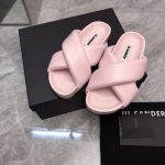 JIL SANDER PADDED SLIDES PINK J15WP0043