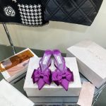 JIMMY CHOO FLACA MULE 50 PURPLE FLACAMULE50AJV