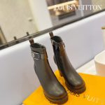 LOUIS VUITTON FAME PLATFORM ANKLE BOOT BLACK 1AABK2