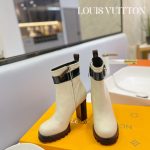LOUIS VUITTON FAME PLATFORM ANKLE BOOT WHITE 1AABK2