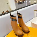 LOUIS VUITTON FAME PLATFORM ANKLE BOOT BEIGE 1AABK2