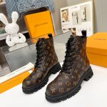 LOUIS VUITTON RANGER ANKLE BOOTS BROWN 1A9FDJ