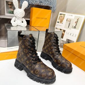 LOUIS VUITTON RANGER ANKLE BOOTS BROWN 1A9FDJ - Image 3
