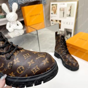 LOUIS VUITTON RANGER ANKLE BOOTS BROWN 1A9FDJ - Image 4