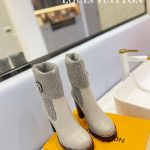LOUIS VUITTON STAR TRAIL ANKLE BOOT WHITE AND GRAY 1AAC1S