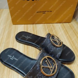 LOUIS VUITTON MULE PLATE LOCK IT NOIR 1A64MN - Image 3