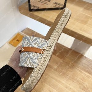 LOUIS VUITTON LOCK IT FLAT MULE BEIGE 1A9RL4 - Image 7