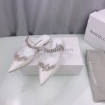 MANOLO BLAHNIK LURUMFLAT WHITE 122-1947-0010