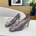 ROGER VIVIER TROMPETTE STRASS 70 PUMPS GREY RVW41417