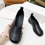 THE ROW MONCEAU LOAFERS BLACK F1258L74BLK