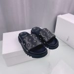 TOGA PULLA FLATFORM SLIDES BLACK FTGPW1