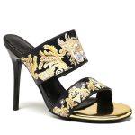 VERSACE HEELS BLACK 1005157