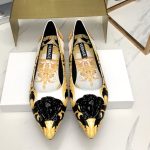 VERSACE DÉCOLLETÉ BAROCCO FLATS MULTICOLOR DST625O