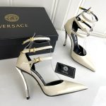 VERSACE PIN-POINT PUMPS WHITE 1007256