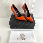VERSACE PIN-POINT PUMPS ORANGE 1007138