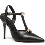 VERSACE PIN-POINT PUMPS BLACK 1007256