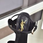 YVES SAINT LAURENT TRIBUTE PLATFORM SANDALS BLACK 315487BDA