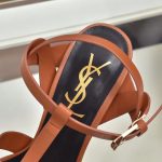 YVES SAINT LAURENT TRIBUTE PLATFORM SANDALS AMBER 315487BDA