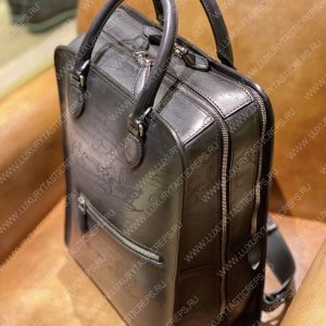 BRELUTI PREMIER JOUR SCRITTO BACKPACK BLACK PREMIER_JOUR-V2 - Image 3