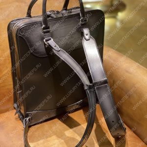 BRELUTI PREMIER JOUR SCRITTO BACKPACK BLACK PREMIER_JOUR-V2 - Image 5