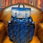 BERLUTI HORIZON BACKPACK BLUE 7D1457
