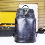 BERLUTI HORIZON MINI SCRITTO BACKPACK BLACK HORIZON_MINI-E2