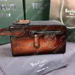 BERLUTI TIRIWA SCRITTO LEATHER POUCH CACAO INTENSO TIRIWA_NEO-JOUR-V2