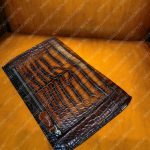 BERLUTI TERSIO ALLIGATOR LEATHER POUCH BROWN TERSIO-ALLIGATOR-E2