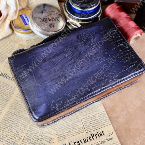 BERLUTI NINO TGM SCRITTO CLUTCH BLACK GREY NINO_TGM_NEO-V2 - Image 3