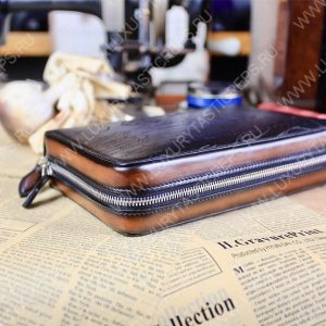 BERLUTI NINO TGM SCRITTO CLUTCH BLACK GREY NINO_TGM_NEO-V2 - Image 5