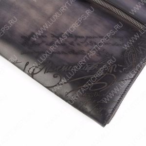 BERLUTI VENEZIA SCRITTO CLUTCH BLACK GREY NINO_TGM_NEO-V2 - Image 6