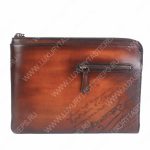 BERLUTI VENEZIA SCRITTO CLUTCH LIGHT BROWN NINO_TGM_NEO-V2