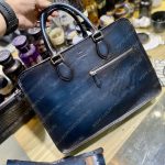 BERLUTI DEUX JOUR BAG BLUE S88996V