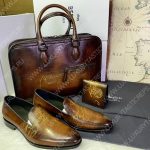 BERLUTI JOUR MINI BROWN 734285V