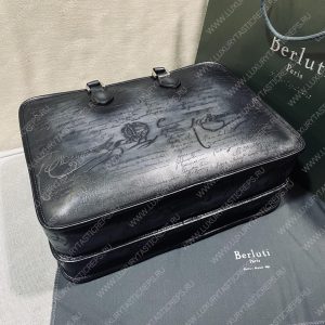 BERLUTI UN JOUR GULLIVER MESSENGER BLACK GREY 1_JOUR_GULLIVER_NEO-V2 - Image 5