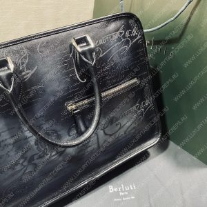 BERLUTI UN JOUR GULLIVER MESSENGER BLACK GREY 1_JOUR_GULLIVER_NEO-V2 - Image 7