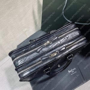 BERLUTI UN JOUR GULLIVER MESSENGER BLACK GREY 1_JOUR_GULLIVER_NEO-V2 - Image 8