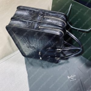 BERLUTI UN JOUR GULLIVER MESSENGER BLACK GREY 1_JOUR_GULLIVER_NEO-V2 - Image 9