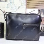 BERLUTI JOURNALIER LEATHER MESSENGER BLACK JOURNALIER-V81