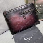 BERLUTI PETIT JOUR WALLET BURGUNDY 74001V2