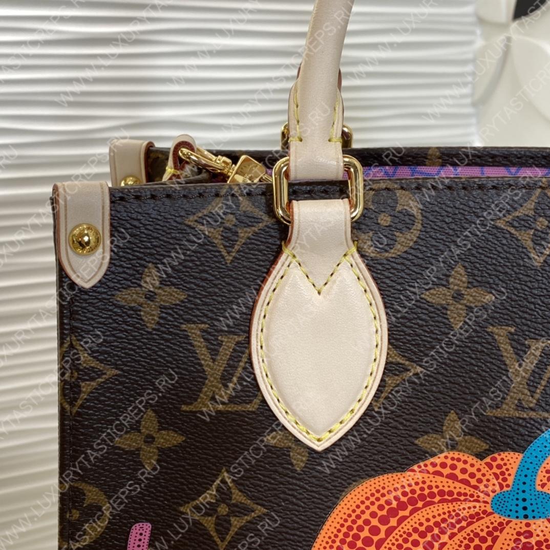 Louis Vuitton M46429 LV x YK Onthego mm , Brown, One Size