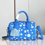 LOUIS VUITTON LV x YK SPEEDY BANDOULIERE 20 BLUE M46411